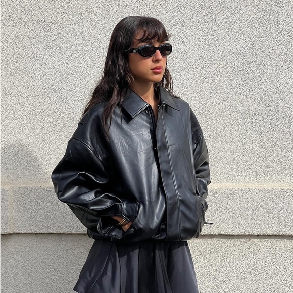 Lioness Jackets & Blazers - LIONESS kenny faux leather bomber